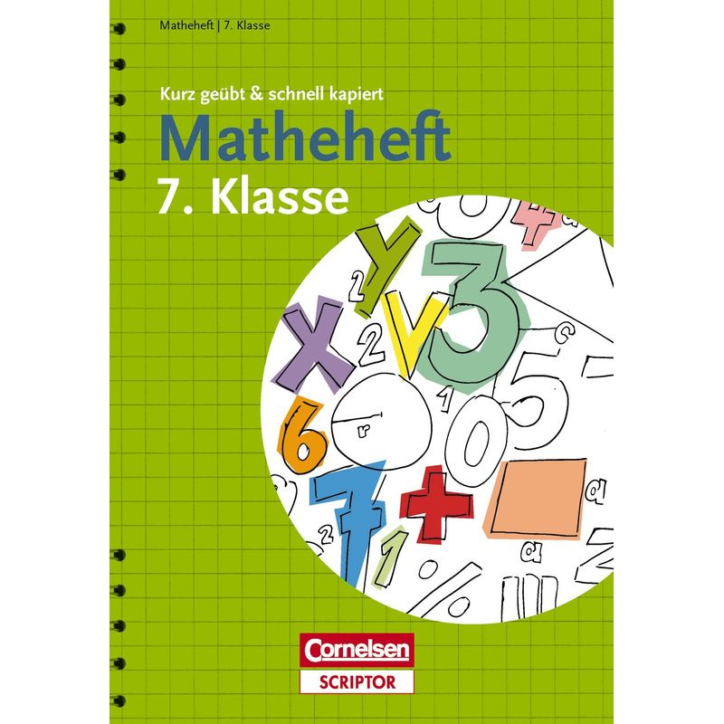 Matheheft 7. Klasse von Duden / Bibliographisches Institut