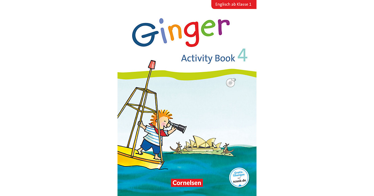 Buch - Ginger - Early Start Edition (Neubearbeitung): 4. Schuljahr, Activity Book mit Audio-CD, Minibildkarten und Faltbox von Cornelsen Verlag