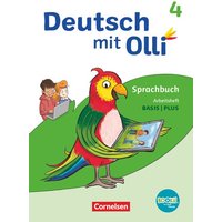 Deutsch mit Olli Sprache 2-4 4. Schuljahr. Arbeitsheft Basis / Plus - Mit BOOKii-Funktion und Testheft von Cornelsen Verlag