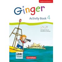 Ginger - Early Start Edition - Activity Book 4. Englisch ab Klasse 1. Mit interaktiven Übungen online von Cornelsen Verlag