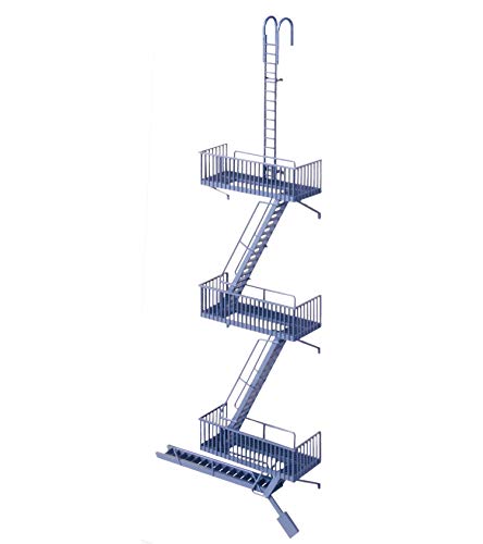 Walthers Cornerstone 533729" Feuertreppe Modellbausatz von Cornerstone