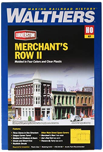 Walthers Cornerstone 933-3029 - Modelleisenbahnzubehör, Merchant's Row Ii von Cornerstone