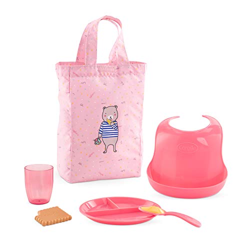 Corolle- 140690 Lunchbox für Puppen, 36 cm und 42 cm, Zubehör, Rosa von Corolle