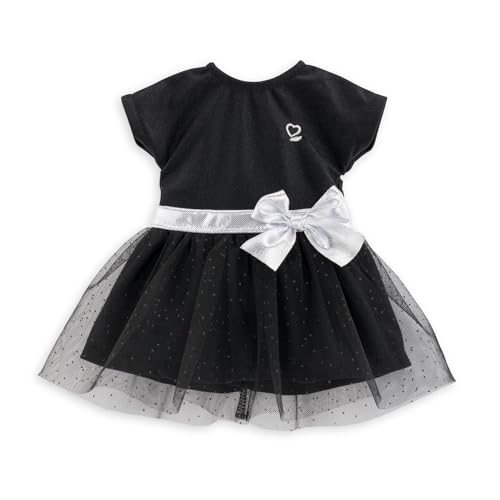 Corolle 211310 Abendkleid für Puppe ma Puppenkleidung, Schwarz, 36 cm von Corolle