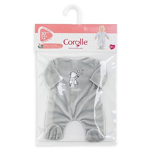 Corolle Pyjama, Kollektion magischer Abend, weicher Schlafanzug für alle 30cm Babypuppen, ab 18 Monaten von Corolle