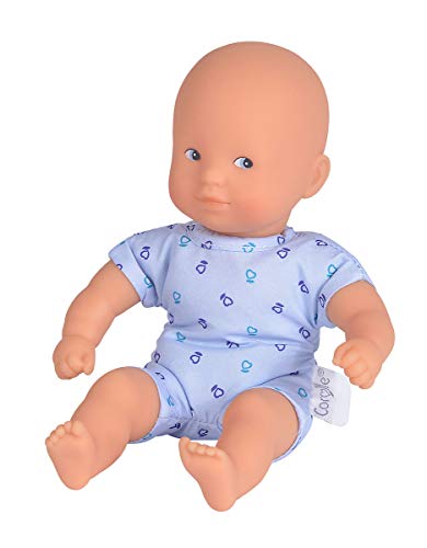 Corolle 9000120140 - Mon Premier Poupon, Mini Calin, blau, Französische Puppe mit Charme und Vanilleduft von Corolle