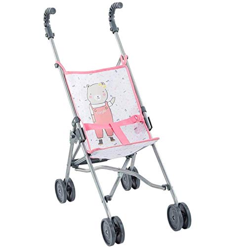 Corolle 9000140720 - Mon Grand Poupon, Puppenbuggy pink für alle 36-42cm Babypuppen Corolle 9000140720 - Mon Grand Poupon, Puppenbuggy pink für alle 36-42cm Babypuppen von Corolle