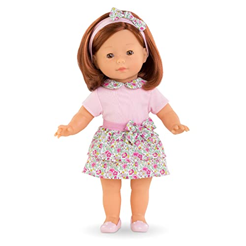 Corolle 9000200150 - MaCorolle Pia, 36cm Weichkörper-Ankleidepuppe mit halb Langen Haaren im blumigen Outfit, Schlafaugen, Vanilleduft, ab 4 Jahren Corolle 9000200150 - MaCorolle Pia, 36cm Weichkörper-Ankleidepuppe mit halb Langen Haaren im blumigen Outfit, Schlafaugen, Vanilleduft, ab 4 Jahren von Corolle