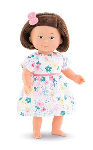 Corolle 9000260030 - Mon Premier Poupon Florolle Eglantine, Weichkörperpuppe mit braunen Haaren, Haargummi und Blumenkleid, Vanilleduft, 32cm, Für Kinder ab 18 Monaten geeignet Corolle 9000260030 - Mon Premier Poupon Florolle Eglantine, Weichkörperpuppe mit braunen Haaren, Haargummi und Blumenkleid, Vanilleduft, 32cm, Für Kinder ab 18 Monaten geeignet von Corolle