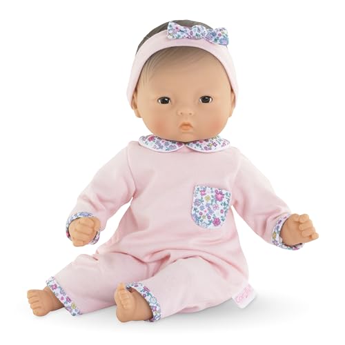 Corolle Bébé Calin Mila Babypuppe – 30,5 cm weicher Körper mit schlafenden Augen, die Sich öffnen und schließen, Vanilleduft – Mon Premier Poupon Kollektion für Kinder ab 18 Monaten von Corolle