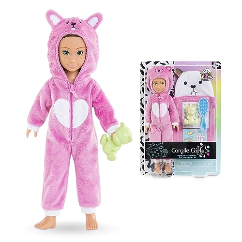 Corolle Girls Zoe Pyjama Party, Ankleidepuppe im kuscheligen Hamster-Onesie, 7 Teile, Schlafsack, Vanilleduft, 28cm, ab 4 Jahren Corolle Girls Zoe Pyjama Party, Ankleidepuppe im kuscheligen Hamster-Onesie, 7 Teile, Schlafsack, Vanilleduft, 28cm, ab 4 Jahren von Corolle