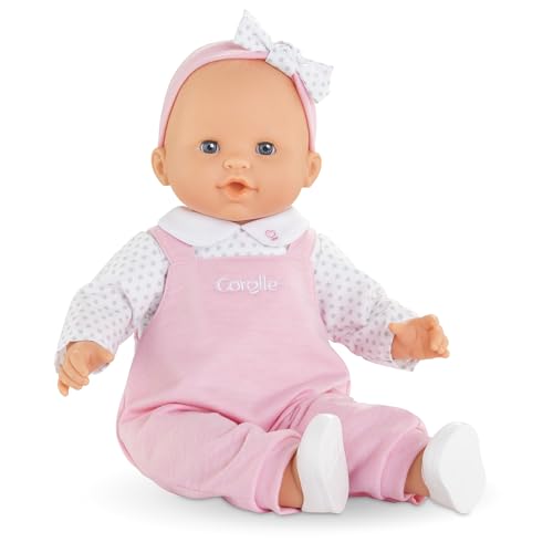 Corolle Mon Grand Poupon Lise, Weichkörperpuppe mit Schlafaugen, kann sitzen und Daumen lutschen, Vanilleduft, 36cm, ab 2 Jahren Corolle Mon Grand Poupon Lise, Weichkörperpuppe mit Schlafaugen, kann sitzen und Daumen lutschen, Vanilleduft, 36cm, ab 2 Jahren von Corolle