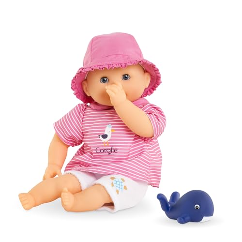 Corolle Mon Premier Poupon Badebaby Oceane, Weichkörper-Badepuppe mit Badetier, Schlafaugen, abnehmbare Kleider, Vanilleduft, 30cm, ab 18 Monaten, behält den Daumen im Mund Corolle Mon Premier Poupon Badebaby Oceane, Weichkörper-Badepuppe mit Badetier, Schlafaugen, abnehmbare Kleider, Vanilleduft, 30cm, ab 18 Monaten, behält den Daumen im Mund von Corolle
