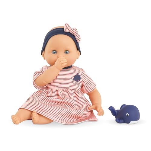Corolle - Meine erste Babypuppe Calypso, mit Badespielzeug, Wal, 30 cm, ab 18 Monaten, 9000100860 von Corolle
