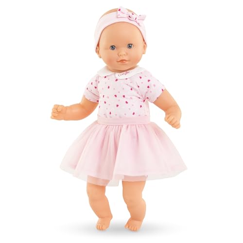 Corolle Mon Premier Poupon Süßes Kleines Baby, Weichkörperpuppe mit Stirnband und abnehmbarem Rock, Vanilleduft, 30cm, ab 12 Monaten Corolle Mon Premier Poupon Süßes Kleines Baby, Weichkörperpuppe mit Stirnband und abnehmbarem Rock, Vanilleduft, 30cm, ab 12 Monaten von Corolle