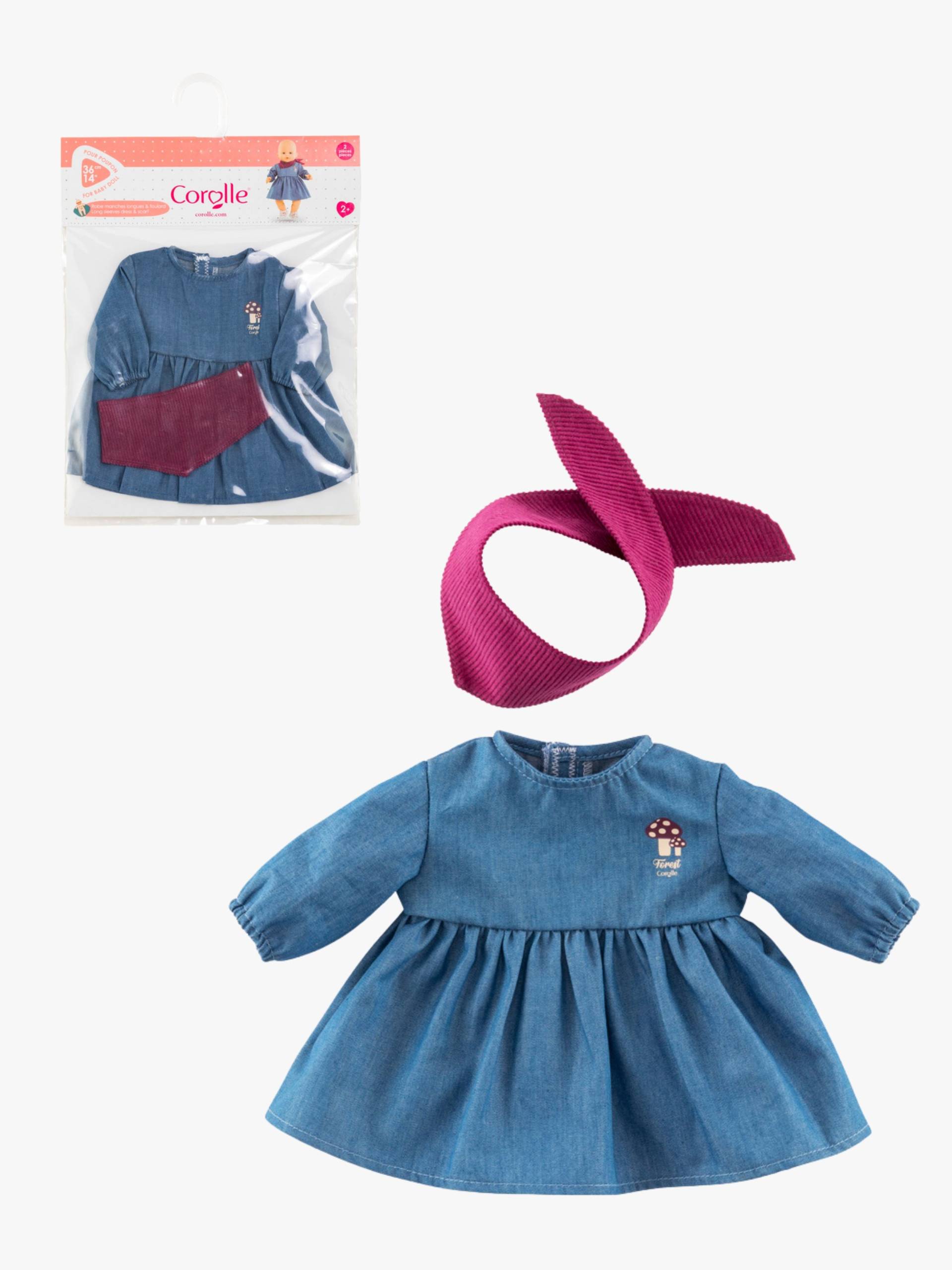 Corolle Puppenkleidung Kleid mit Schal, 36 cm Corolle Puppenkleidung Kleid mit Schal, 36 cm von Corolle