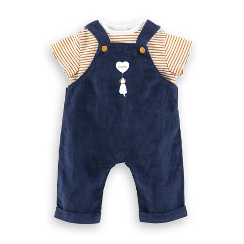 Corolle T-Shirt und Latzhose, Marineblau, Kleidung, für Puppen, 30 cm, ab 18 Monaten, 9000111190 Corolle T-Shirt und Latzhose, Marineblau, Kleidung, für Puppen, 30 cm, ab 18 Monaten, 9000111190 von Corolle