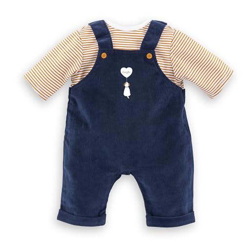 Corolle T-Shirt und Latzhose, Marineblau, Kleidung, für Puppen, 42 cm, ab 2 Jahren, 9000160200 Corolle T-Shirt und Latzhose, Marineblau, Kleidung, für Puppen, 42 cm, ab 2 Jahren, 9000160200 von Corolle