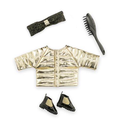Couture Outfit Set, 5 Teile schwarz-goldenes Outfitset für alle 36cm MaCorolle Ankleidepuppen, ab 3 Jahren von Corolle
