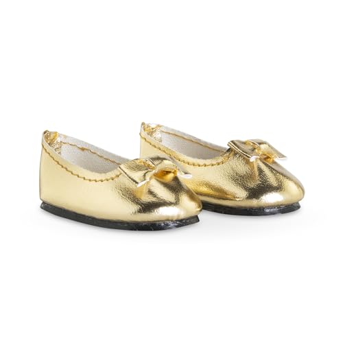Ma Corolle 9000213000 Ballerinas, goldfarben, Schuhe für Puppen Ma Corolle, 36 cm, ab 3 Jahren von Corolle