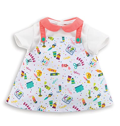 Corolle 9000110660 - Ma Premiere Poupee Kleid, Künstler, für alle 30cm Babypuppen, ab 18 Monaten von Corolle