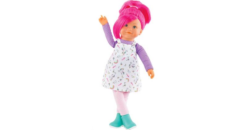 Corolle Rainbow Doll Nephelie mit zartem Vanilleduft mit Schlenkerbeinen 40cm pink von Simba