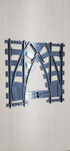 Bausteine Zug Schienen Set, 54 Stück City Eisenbahn Schienen for Train, Bestehend aus Cross Track Gerade, Kurven Schienen, City Erweiterungsset Gleise Kompatibel mit dem Marktführer Bausteine Zug Schienen Set, 54 Stück City Eisenbahn Schienen for Train, Bestehend aus Cross Track Gerade, Kurven Schienen, City Erweiterungsset Gleise Kompatibel mit dem Marktführer von Corpower
