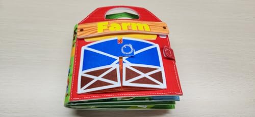 Spielzeug ab 1 Jahr, Busy Board, Quiet Book, 3D Busy Book mit Bauernhof Thema, Montessori Spielzeug Perfekt für Reisen im Auto, Zug oder Flugzeug, Geschenk Spielzeug ab 1 2 3 4 Jahre Mädchen Junge Spielzeug ab 1 Jahr, Busy Board, Quiet Book, 3D Busy Book mit Bauernhof Thema, Montessori Spielzeug Perfekt für Reisen im Auto, Zug oder Flugzeug, Geschenk Spielzeug ab 1 2 3 4 Jahre Mädchen Junge von Corpower