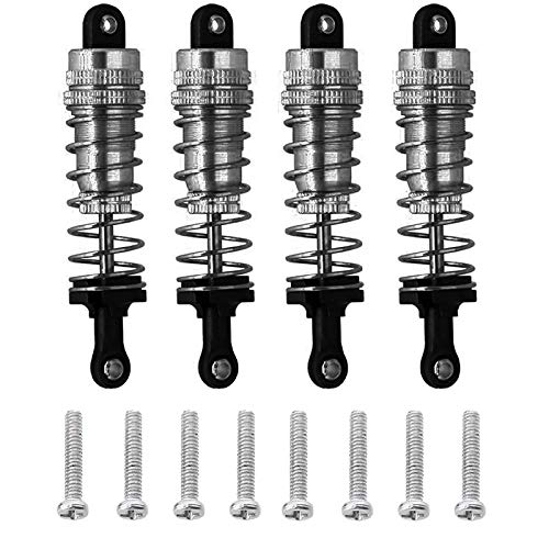 Correa 4 Teiliges Metall StoßDäMpfer DäMpfer ZubehöR Passend für 144001 1/14 RC Drift Rennwagen Teile, von Correa