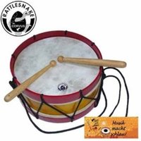 Holz Trommel mit Fell, Marschtrommel 22,5 cm von Corvus Inh. Heiner Gramsch