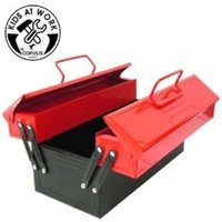 Kids at work: Metall-Werkzeugkasten, rot Kids at work: Metall-Werkzeugkasten, rot von Corvus Inh. Heiner Gramsch