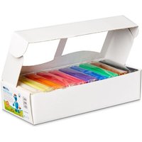 Becks Plastilin - 2,5 kg bunte Knetmasse, 10er Pack je 250g von Corvus