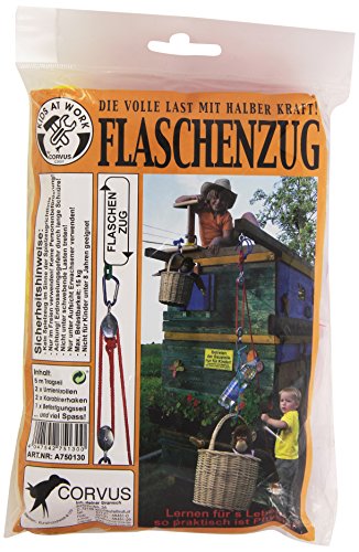 Corvus A 750 130 - Kids at Work Flaschenzug Seil-Set, Sortiert Corvus A 750 130 - Kids at Work Flaschenzug Seil-Set, Sortiert von Corvus