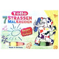 Corvus A190675 - Strassenmalkreide, 7x farbige Kreide von Corvus