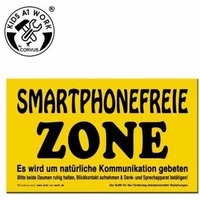 Corvus A600152 - Kids-at-Work, Schild Smartphonefreie Zone 25x15cm von Corvus