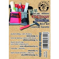 Corvus A600341 - Werkzeugset Textilgürtel enthält, Wasserwage, Holz, Kombizange, Meterstab, Hammer Corvus A600341 - Werkzeugset Textilgürtel enthält, Wasserwage, Holz, Kombizange, Meterstab, Hammer von Corvus