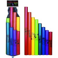 Corvus A630002 - Boomwhacker C-Dur, diatonische Tonleiter, gestimmte Perkussions-Kunststoffröhren von Corvus