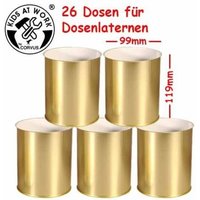 Corvus A750484 - Kids-at-Work, Ersatz-Dosen für Dosenlichterklopfgerät, 26 Stück, 99x119mm, Dosen-Laternen Corvus A750484 - Kids-at-Work, Ersatz-Dosen für Dosenlichterklopfgerät, 26 Stück, 99x119mm, Dosen-Laternen von Corvus
