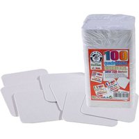 Corvus A750531 - Kids-at-Work, Bierdeckel, 100 Stück, quadratisch, blanco, 93x93mm von Corvus