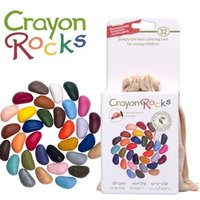 Crayon Rocks - 32 Malsteine im Baumwollbeutel, Soja-Wachsmalkreiden Crayon Rocks - 32 Malsteine im Baumwollbeutel, Soja-Wachsmalkreiden von Corvus