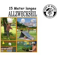 Kids at work: Allzweckseil-Set, Gartenseil 15 Meter von Corvus Inh. Heiner Gramsch