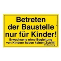 Kids at work: Bauschild XXL für Kinder Kids at work: Bauschild XXL für Kinder von Corvus