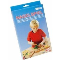 Nagelspiel Holzteile auf Korkplatte von Corvus Inh. Heiner Gramsch
