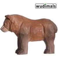 Wudimals A040455 - Bär, Bear, handgeschnitzt aus Holz von Corvus
