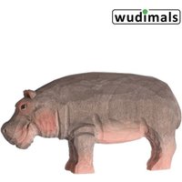 Wudimals A040457 - Nilpferd, Hippo, handgeschnitzt aus Holz von Corvus