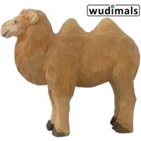 Wudimals A040474 - Kamel, Bactrian, handgeschnitzt aus Holz von Corvus