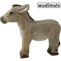 Wudimals A040607 - Esel, Donkey, handgeschnitzt aus Holz von Corvus