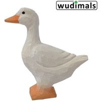 Wudimals A040610 - Gans, Goose, handgeschnitzt aus Holz von Corvus