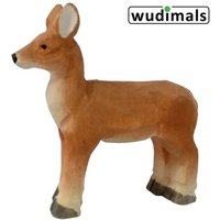 Wudimals A040706 - Reh, Deer, handgeschnitzt aus Holz von Corvus