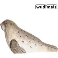 Wudimals A040808 - Seehund, Harbour Seal, handgeschnitzt aus Holz von Corvus